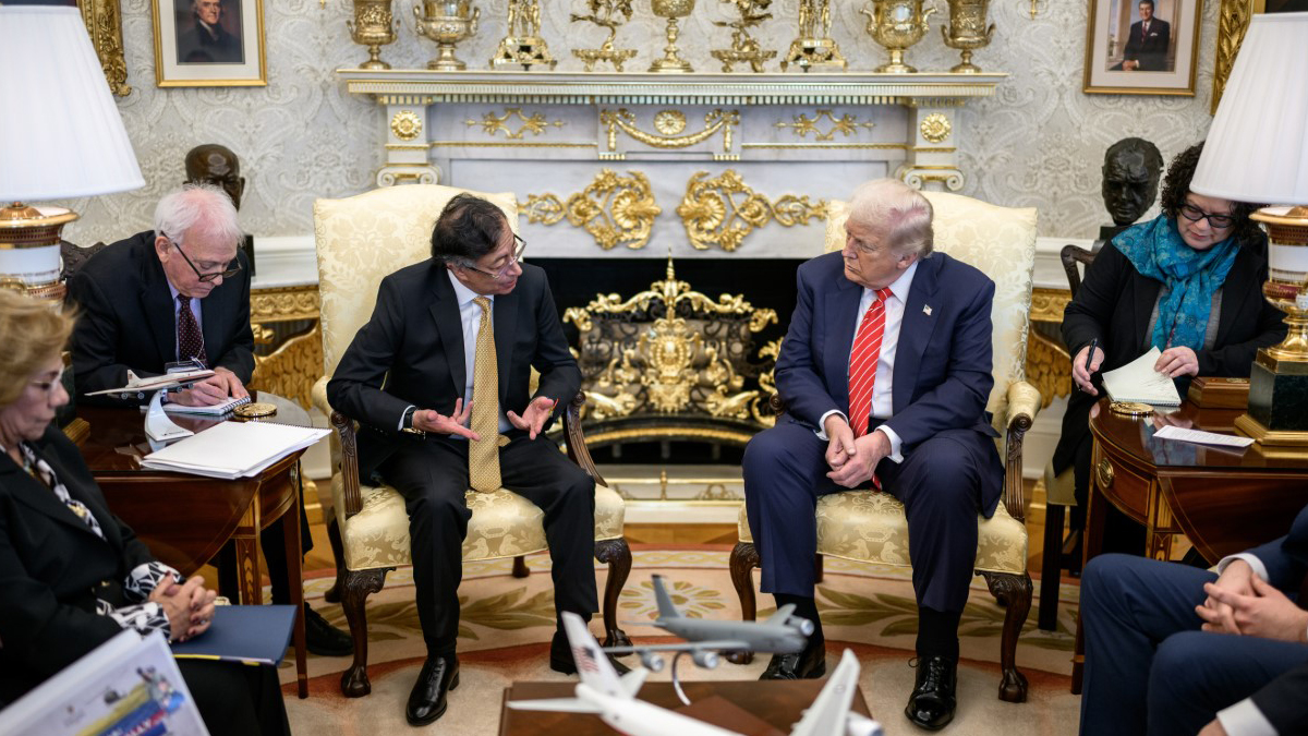 Συνάντηση Τραμπ με τον πρόεδρο της Κολομβίας