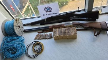 Βαρύς οπλισμός και εκρηκτικές ύλες βρέθηκαν στα Βορίζια