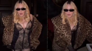 Madonna: Η «Βασίλισσα» προκαλεί ξανά – Χορεύει με κορμάκι, γούνα και διχτυωτό καλσόν στα 67 της!