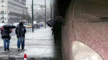 Καιρός: Καταιγίδες με λασποβροχή και χαλαζόπτωση σε αρκετές περιοχές