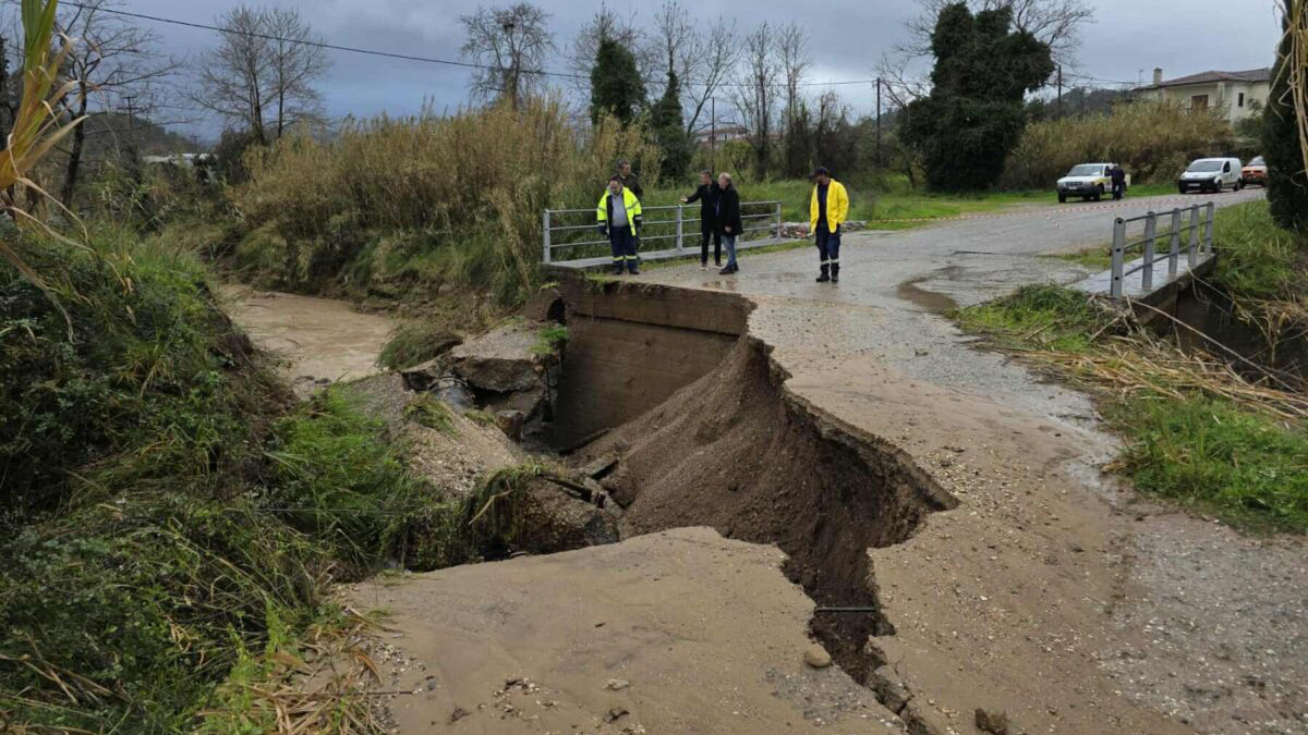 Σοβαρά προβλήματα στην Ηλεία από την κακοκαιρία