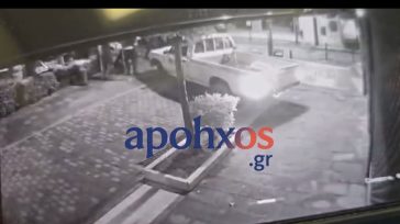 Καρέ καρέ η διάρρηξη σε κοσμηματοπωλείο στο Αίγιο