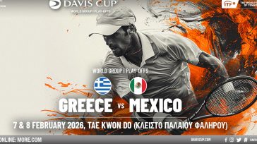 Davis Cup: Το πρόγραμμα του Ελλάδα-Μεξικό