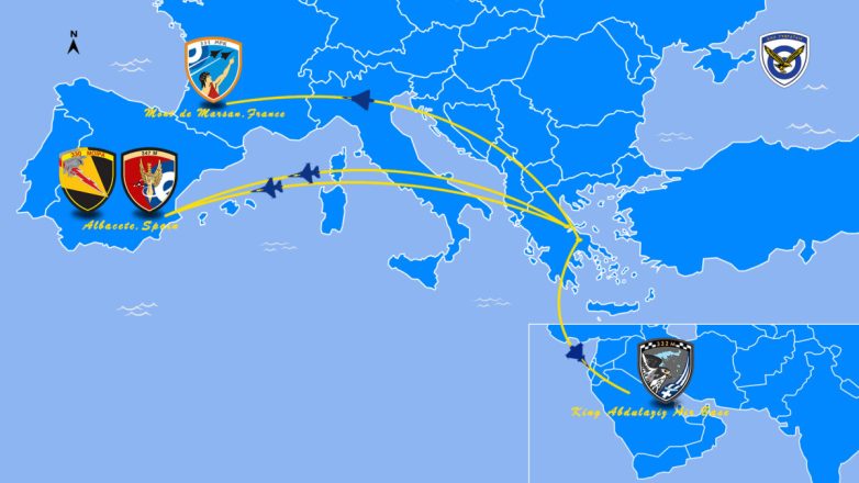 Σε τρεις διεθνείς ασκήσεις συμμετέχει ταυτόχονα η Πολεμική Αεροπορία