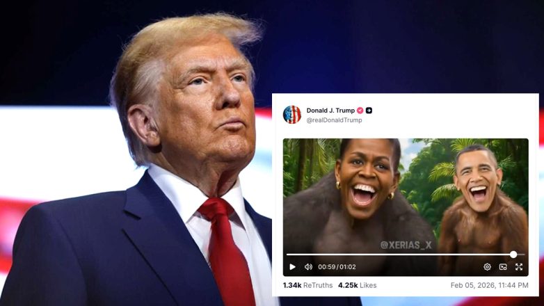 Ο Τραμπ δεν ζητάει συγγνώμη για τη ρατσιστική ανάρτηση σε βάρος των Ομπάμα