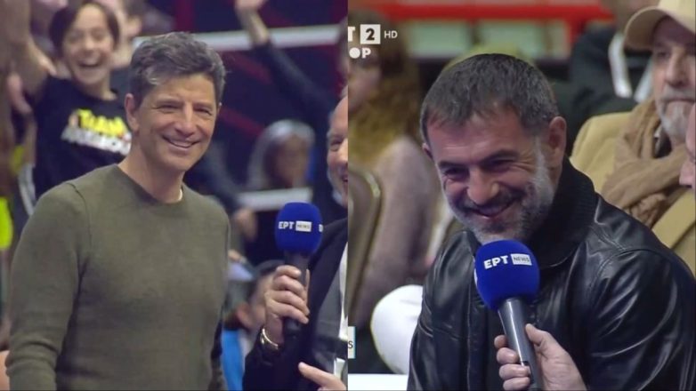 Σάκης Ρουβάς – Γιώργος Καραγκούνης: Απόλαυσαν τον Εμμανουήλ Καραλή στο Fly Athens – Σπάνια δημοσία εμφάνιση