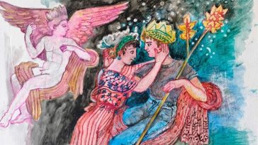 «Έρως και Ψυχή» της Κ. Βαρβάκη: Εικαστική έκθεση στο Καφέ του Εθνικού Αρχαιολογικού Μουσείου