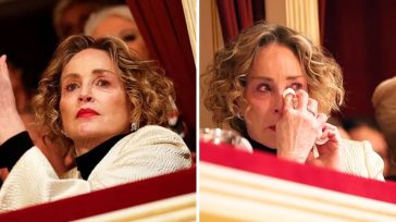Viral η στιγμή που η Sharon Stone σκουπίζει τα μάτια της με χαρτομάντηλο στη Βιέννη – Τι την έκανε να λυγίσει;