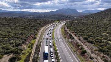 Ο «Γολγοθάς» των εξοδούχων συνεχίζεται στην Εθνική Οδό Αθηνών – Λαμίας