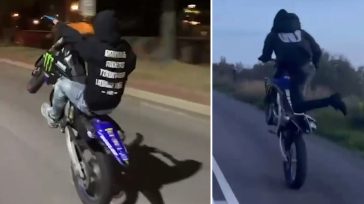 Σούζες και επικίνδυνα κόλπα έκανε 30χρονος μηχανόβιος στην Αττική