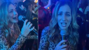 Viral η Μποφίλιου σε μασκέ party: Τραγούδησε «Φωτιά με φωτιά» ντυμένη λεοπάρδαλη