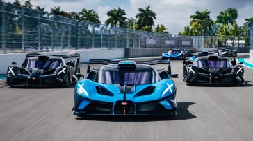 Η απόλυτη Bugatti στην πίστα: Η Bolide των 1.600 ίππων «έλιωσε» την άσφαλτο στο Μαϊάμι