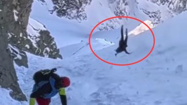 Βίντεο – σοκ: Ορειβάτης φέρνει τούμπες και γλιτώνει από θαύμα