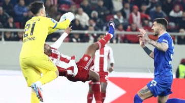 Με Βενετικίδη η ΑΕΛ έριξε τον Ολυμπιακό από την κορυφή