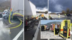 Τραγωδία με δύο νεκρούς σε διπλό τροχαίο στην Εγνατία Οδό