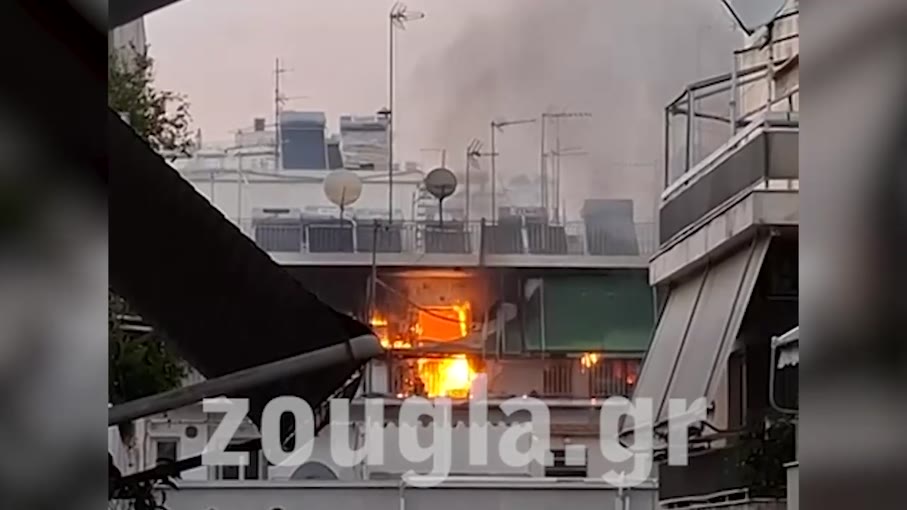 Έκρηξη σε διαμέρισμα στου Γκύζη – Απεγκλωβίστηκε ζευγάρι ηλικιωμένων