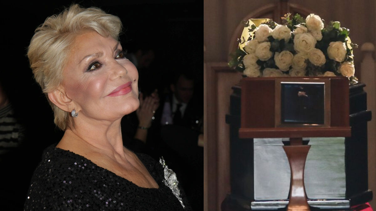 Κηδεία Μαρινέλλας: Η εικόνα της μέσα στο φέρετρο με το κόκκινο φουλάρι στο λαιμό – «Ήταν μια κούκλα»