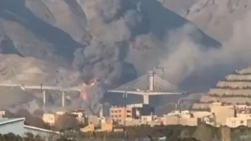 Βίντεο από την επίθεση σε γέφυρα της Τεχεράνης