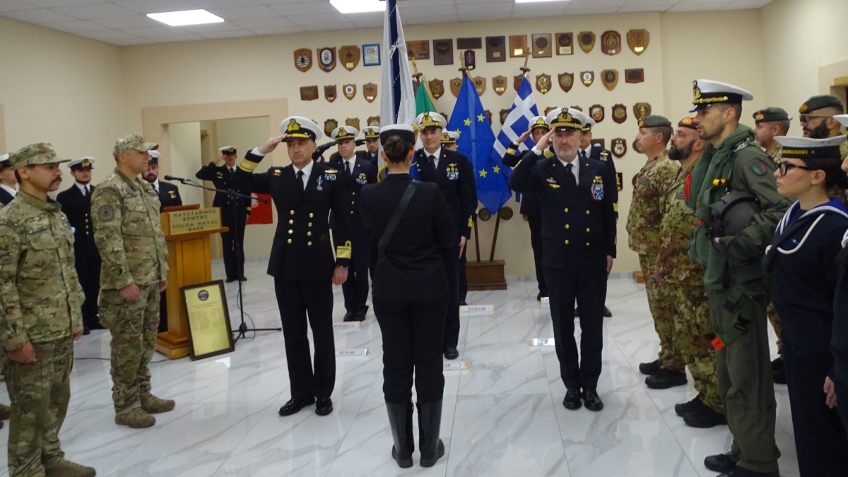 Αλλαγή σκυτάλης στη διοίκηση της Τακτικής Δύναμης της επιχείρησης «EUNAVFOR MED IRINI»