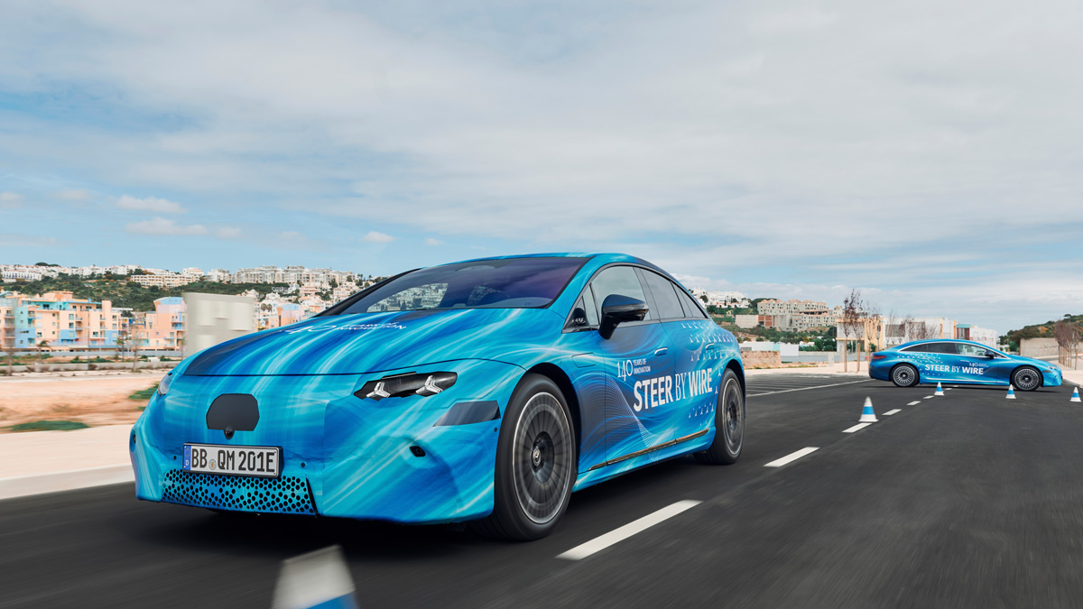 Mercedes EQS: Ανανεώνεται και αποκτά yoke τιμόνι με τεχνολογία steer-by-wire