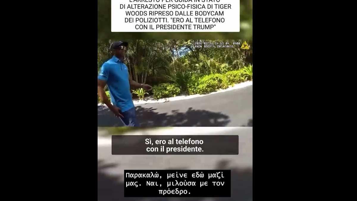 Νέο βίντεο από το τροχαίο που ενεπλάκη ο γνωστός παίκτης γκολφ Tiger Woods