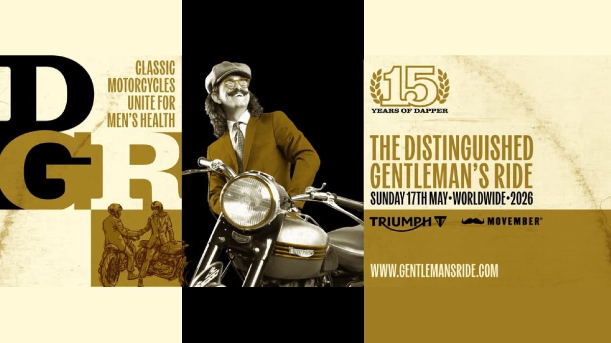 Distinguished Gentleman’s Ride 2026 την Κυριακή 17 Μαΐου σε 1.000 πόλεις σε όλο τον κόσμο