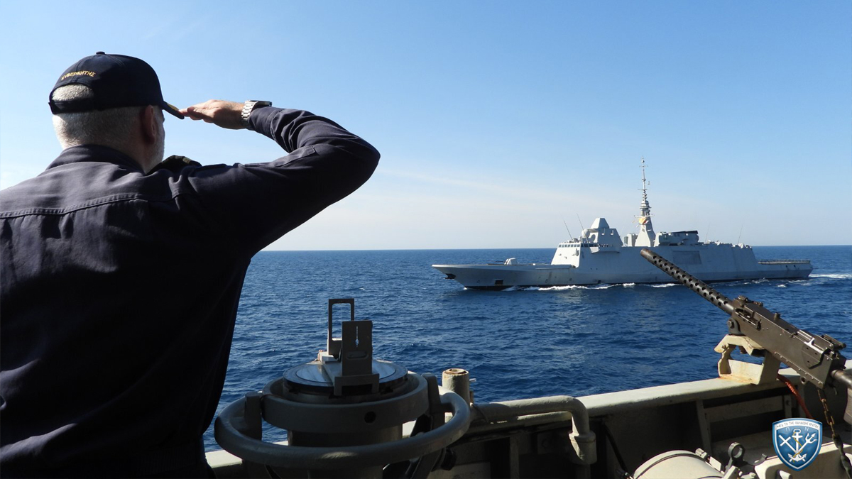 Συνεκπαίδευση του Ελληνικού και του Γαλλικού Πολεμικού Ναυτικού