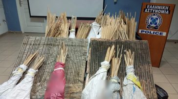 Χίος: Εντοπίστηκαν και κατασχέθηκαν 1.181 αυτοσχέδιες ρουκέτες