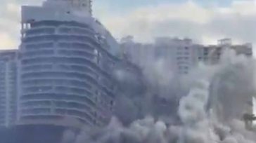 Ξενοδοχείο 23 ορόφων έγινε «καπνός» μέσα σε δευτερόλεπτα