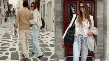 Φίλιππος Μιχόπουλος – Κωνσταντίνα Ευριπίδου: Με τα παιδιά τους στην Μύκονο! Δείτε φωτογραφίες