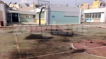 Βίντεο με γκαζάκια και μολότοφ να πέφτουν μέσα στο 5ο Δημοτικό Ιλίου