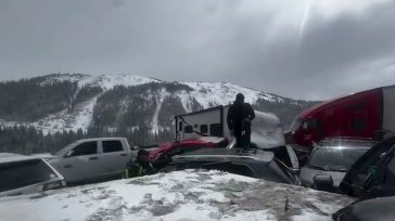 Καραμπόλα με πάνω από 70 οχήματα σε χιονισμένο αυτοκινητόδρομο στο Κολοράντο