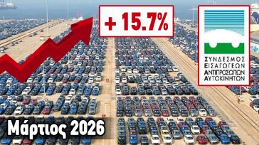 Ταξινομήσεις: Χαμόγελα στις αντιπροσωπείες αυτοκινήτων μετά το +15.7% του Μαρτίου