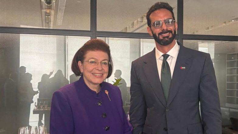 Μενδώνη: Συνάντηση με τον Υπουργό Πολιτισμού των Ηνωμένων Αραβικών Εμιράτων Salem bin Khalid Al Qassimi, στην Αθήνα