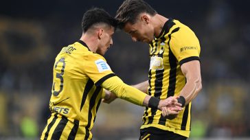 Θρίαμβος της ΑΕΚ στο ντέρμπι των δικεφάλων