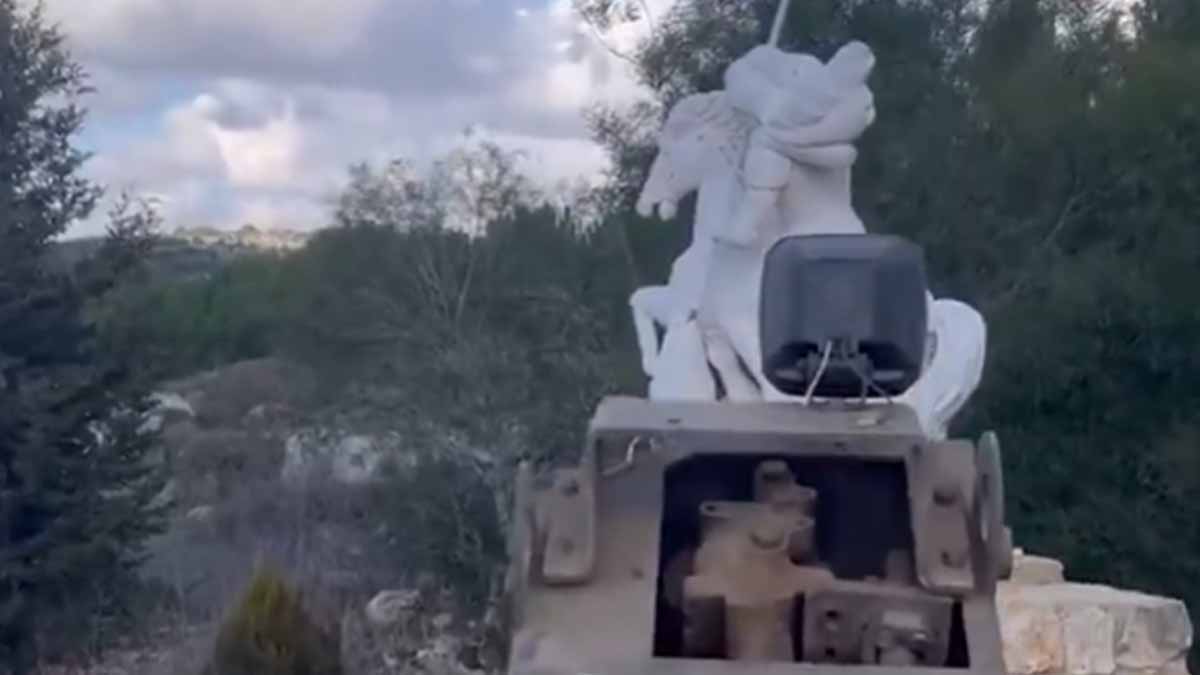 Ισραηλινός στρατιωτικός κατέστρεψε άγαλμα του Αγίου Γεωργίου στον Λίβανο