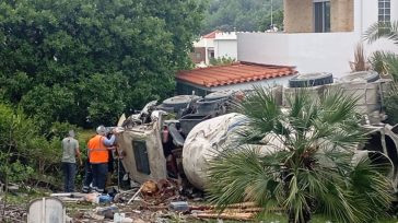 Ρόδος: Ανατροπή μπετονιέρας