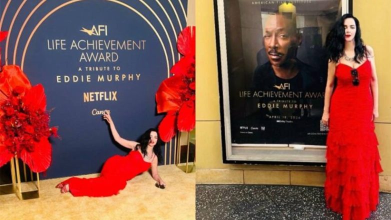 Δέσποινα Μοίρου: Η διεθνής ηθοποιός τίμησε τον Έντι Μέρφι ως vip καλεσμένη στην χολιγουντιανή γιορτή του στο Λος Άντζελες