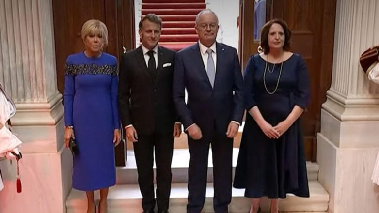 Το VIP δείπνο προς τιμήν του Μακρόν στο Προεδρικό