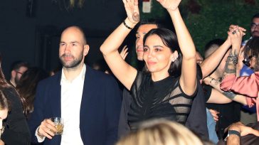 Βασίλης Σπανούλης – Ολυμπία Χοψονίδου: Σπάνια βραδινή έξοδος για το ερωτευμένο ζευγάρι