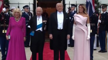 Ο Τραμπ υποδέχθηκε τον Κάρολο στον Λευκό Οίκο