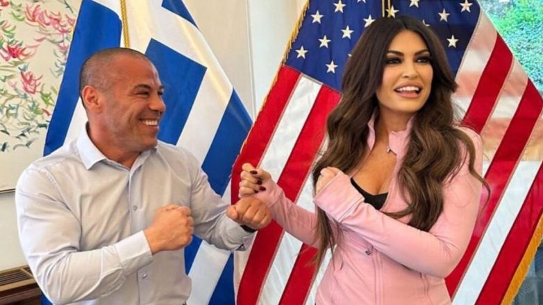 Μιχάλης Ζαμπίδης: Επίσκεψη στην πρεσβεία των ΗΠΑ για το Battle of Legends