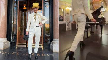 Λάκης Γαβαλάς: Παίζει πιάνο φορώντας ψηλοτάκουνα! – Δείτε το βίντεο που έγινε viral