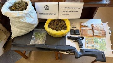 Συνελήφθη 33χρονος με 2 κιλά κάνναβης στη Ρόδο