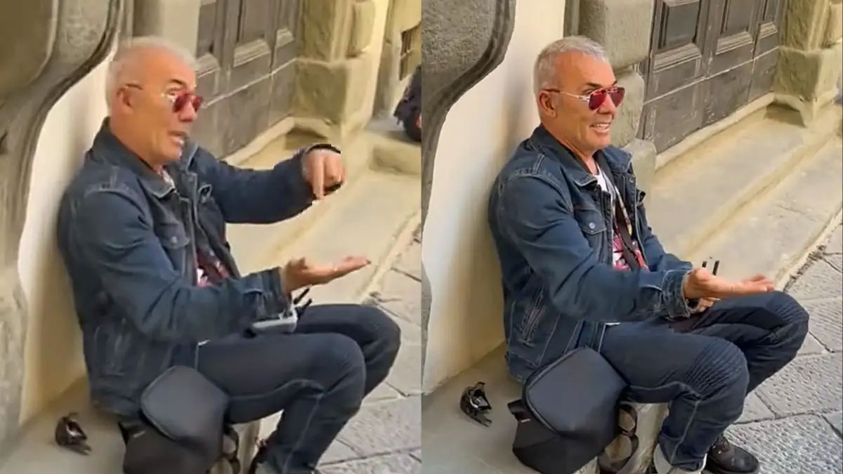 Ο Στέλιος Ρόκκος προσποιήθηκε τον ζητιάνο στην Ιταλία – Δείτε το απίθανο βίντεο
