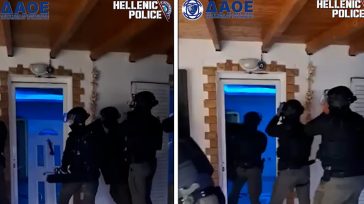 Βίντεο – ντοκουμέντο από τις εφόδους της ΕΛ.ΑΣ.  για την εξάρθρωση της «σπείρας του ΔΕΔΔΗΕ»