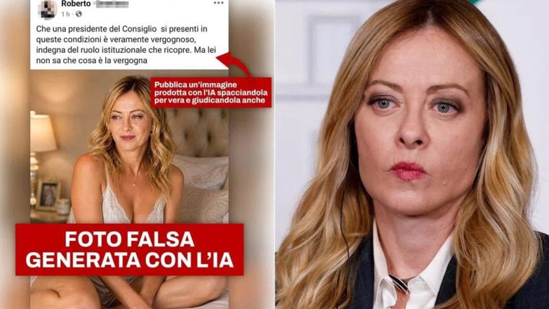 Αντίδραση Μελόνι σε ψεύτικες φωτογραφίες που την έδειχναν να φορά μόνο εσώρουχα