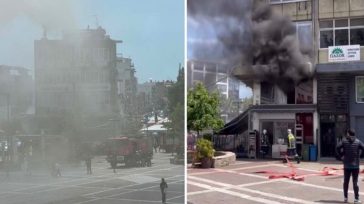 Φωτιά στο κέντρο της Ξάνθης