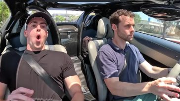 Αυτά είναι. Κάλεσε Uber και του ήρθε… Pagani Huayra 755 ίππων (Βίντεο)