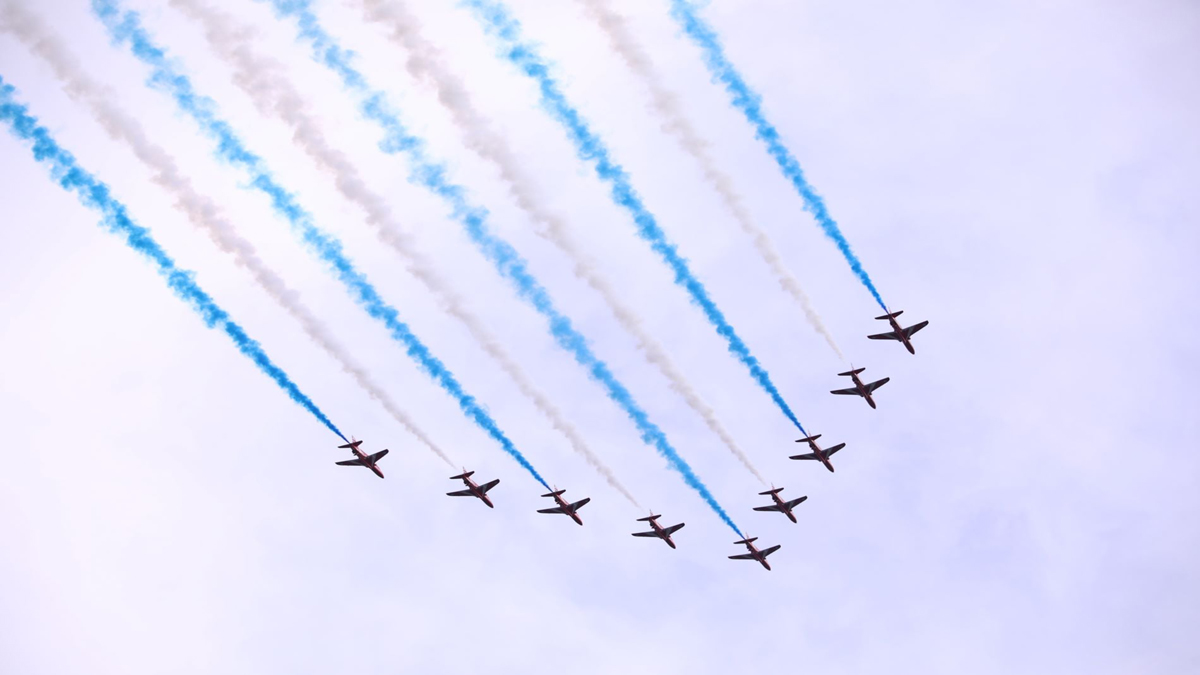 Ολοκληρώθηκε το εντυπωσιακό airshow για τα 95 χρόνια της Πολεμικής Αεροπορίας
